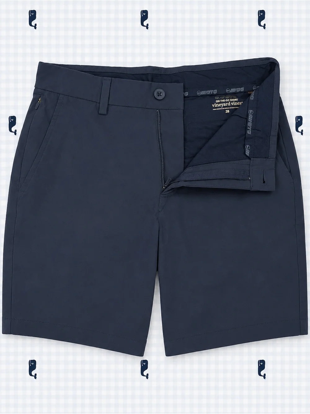 Vineyard Vines Navy Flat Front Men’s Shorts size 28